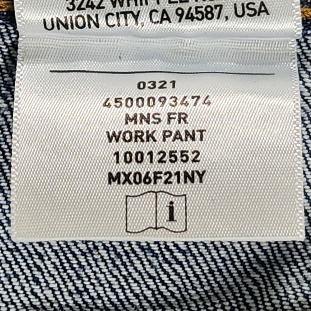 Ariat FR M4 Boot Jeans Mens 44x32 Blue Low Rise Work Flame Resistant Denim - Picture 15 of 16